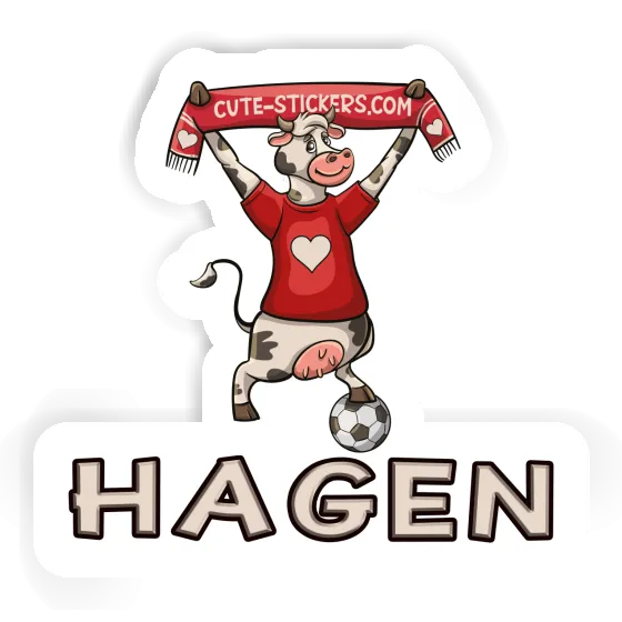 Autocollant Vache Hagen Notebook Image
