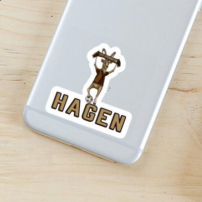 Capricorn Sticker Hagen Laptop Image