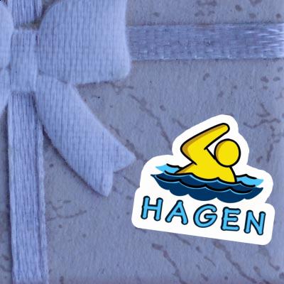 Hagen Autocollant Flotteur Hagen Autocollant Flotteur Image