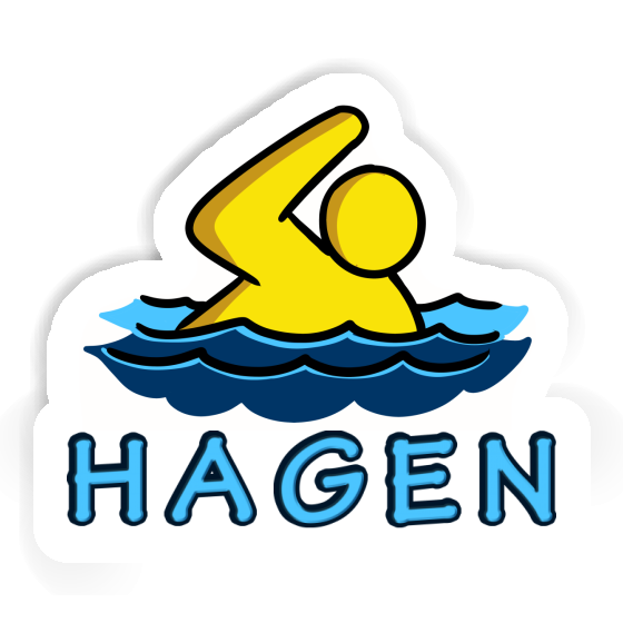 Hagen Sticker Swimmer Gift package Image