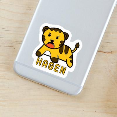 Sticker Baby Tiger Hagen Notebook Sticker Baby Tiger Hagen Gift package Image