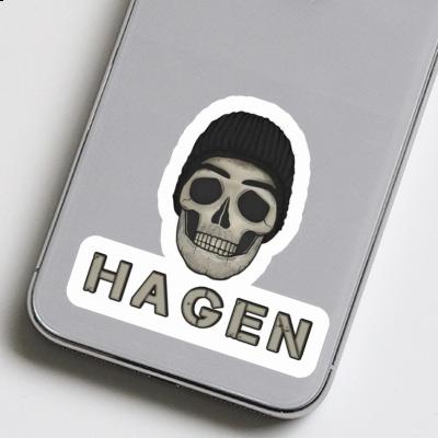 Sticker Skull Hagen Laptop Image