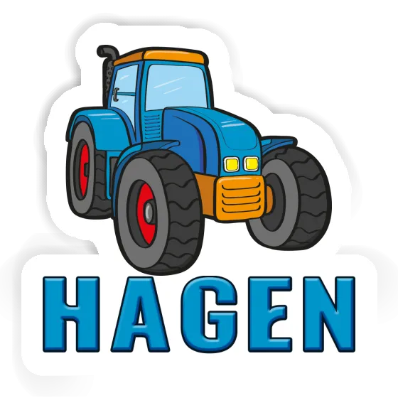 Sticker Tractor Hagen Notebook Sticker Tractor Hagen Gift package Image