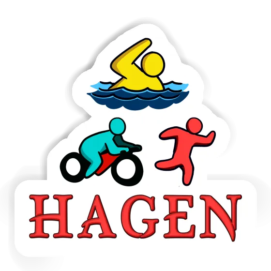 Hagen Sticker Triathlet Notebook Hagen Sticker Triathlet Notebook Image