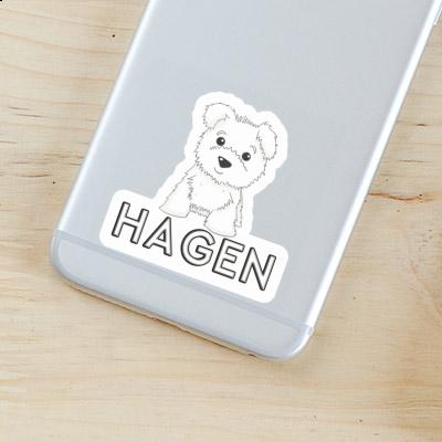Sticker Hagen Westie Notebook Sticker Hagen Westie Notebook Image