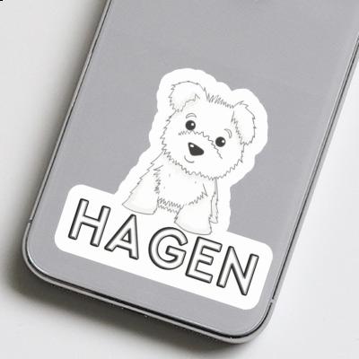 Sticker Hagen Westie Gift package Image