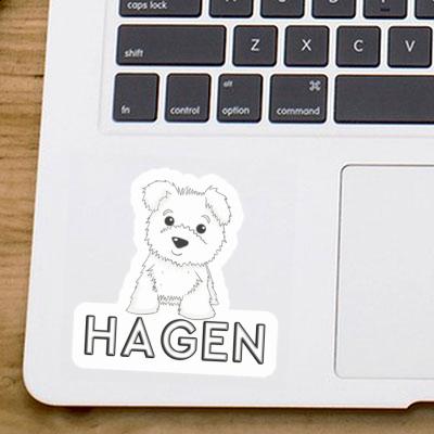 Autocollant Hagen Westie Laptop Image