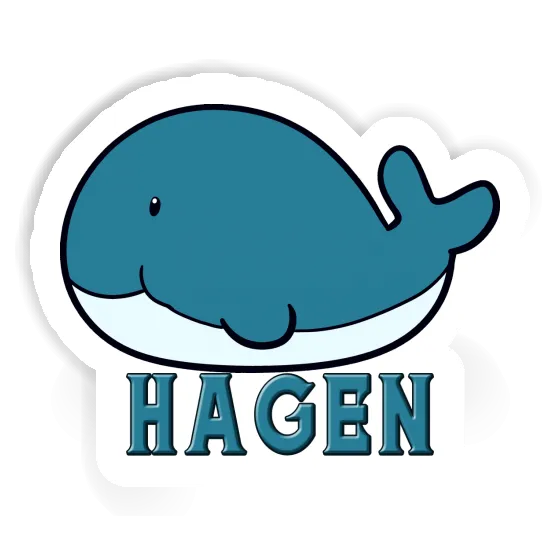 Hagen Sticker Walfisch Laptop Hagen Sticker Walfisch Laptop Image