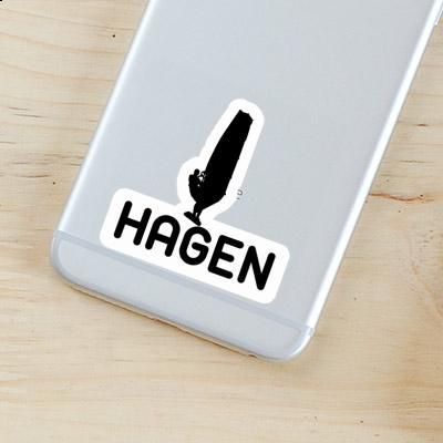 Autocollant Hagen véliplanchiste Notebook Autocollant Hagen véliplanchiste Gift package Image