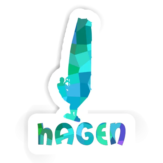 Autocollant véliplanchiste Hagen Gift package Image