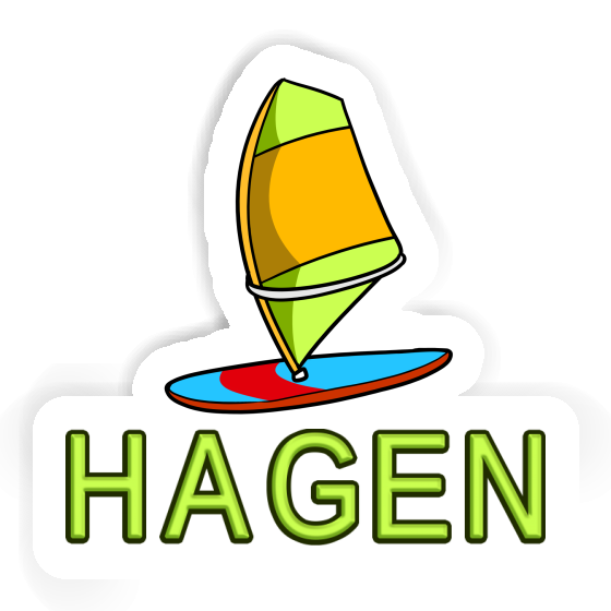 Sticker Windsurf Board Hagen Image