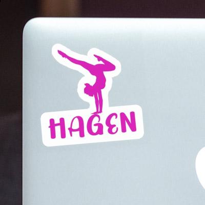 Hagen Sticker Yoga-Frau Hagen Sticker Yoga-Frau Image