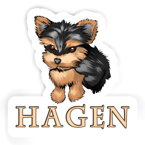 Aufkleber Hagen Yorkshire Terrier Laptop Aufkleber Hagen Yorkshire Terrier Laptop Image