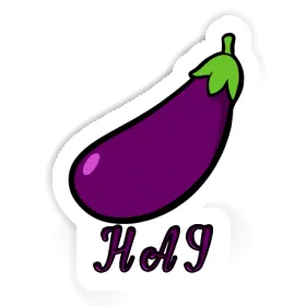 Eggplant Sticker Hai Image