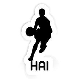 Autocollant Hai Joueur de basket-ball Image