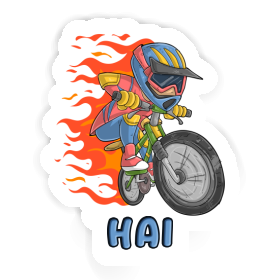 Hai Sticker Freeride Biker Image