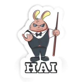 Autocollant Lapin Hai Image