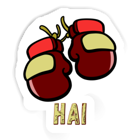 Boxhandschuh Aufkleber Hai Image