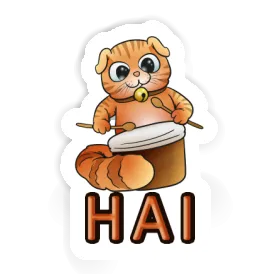 Hai Sticker Trommlerin Image