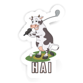 Autocollant Hai Vache Image