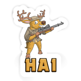 Autocollant Hai Cerf Image