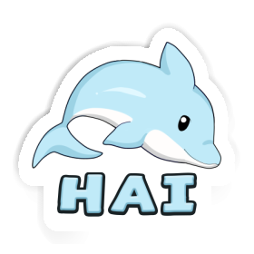 Delfin Aufkleber Hai Image