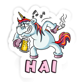 Hai Aufkleber Party-Einhorn Image