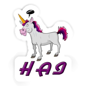 Hai Sticker Einhorn Image
