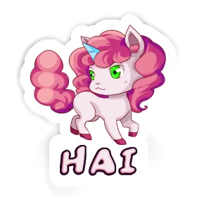 Sticker Einhorn Hai Image