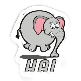 Autocollant Éléphant Hai Image