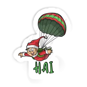 Autocollant Hai Parachutiste Image