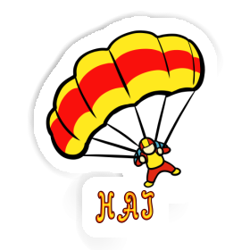 Parachutiste Autocollant Hai Image