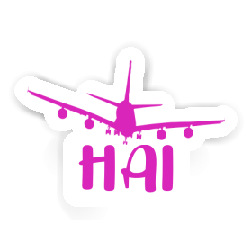 Hai Aufkleber Flugzeug Image