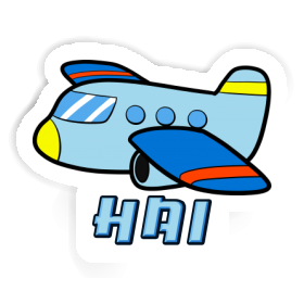 Aufkleber Hai Flugzeug Image