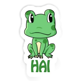 Autocollant Grenouille Hai Image