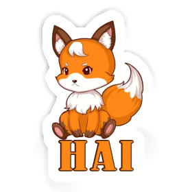 Hai Autocollant Renard Image