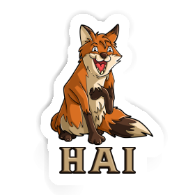Fuchs Aufkleber Hai Image