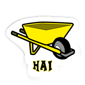 Wheelbarrow Sticker Hai Image