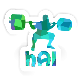 Sticker Hai Weightlifter Image