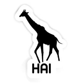 Giraffe Aufkleber Hai Image