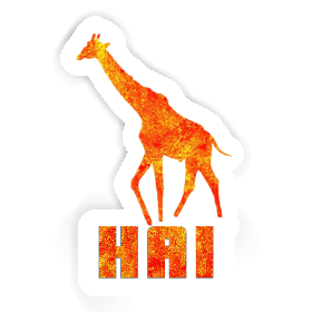Sticker Giraffe Hai Image