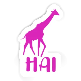 Sticker Hai Giraffe Image