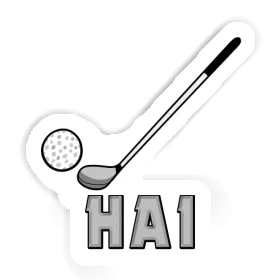 Autocollant Club de golf Hai Image