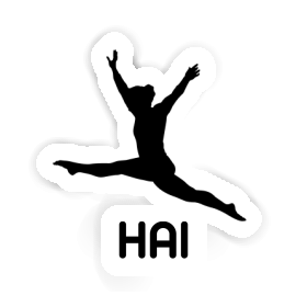 Autocollant Hai Gymnaste Image