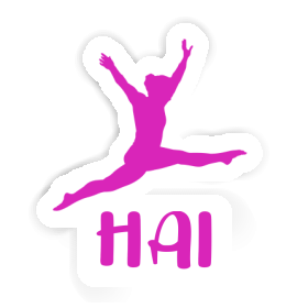 Hai Autocollant Gymnaste Image