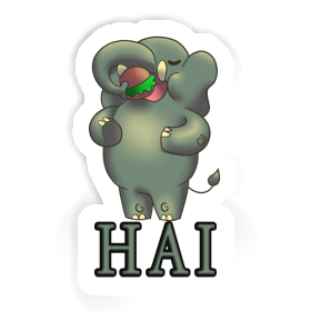 Autocollant Éléphant Hai Image