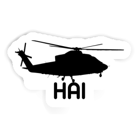 Hai Aufkleber Helikopter Image