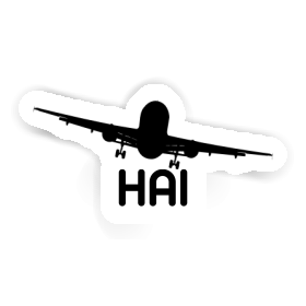Sticker Hai Flugzeug Image