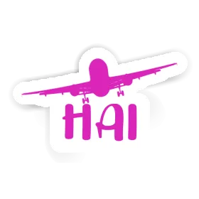 Aufkleber Hai Flugzeug Image