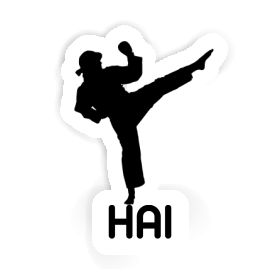 Karateka Aufkleber Hai Image